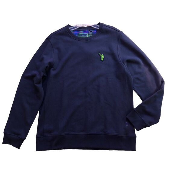 William Murray Golf Sweatshirt Mens Sz L Cotton Crewneck Pullover NEW with FLAW - Picture 11 of 16
